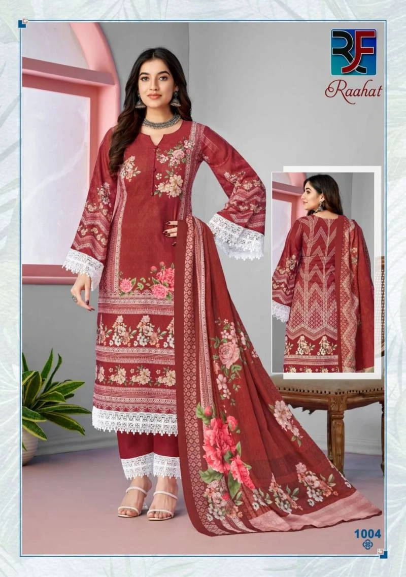 Rf Raahat Vol 1 Karachi Cotton Dress Material