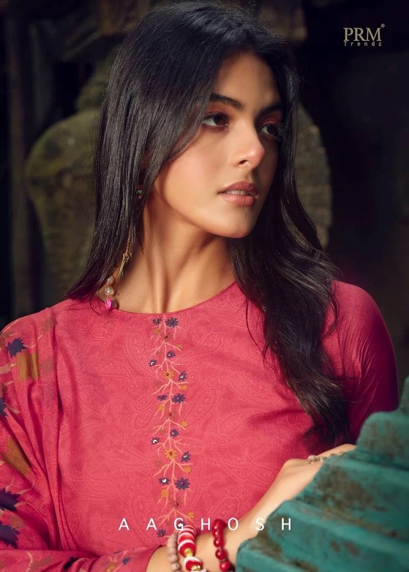 Prm Aaghosh Silk Designer Dress Material Collection