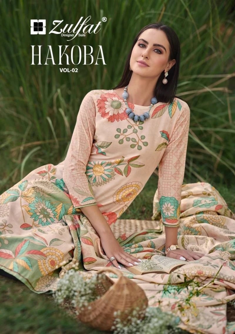 Zulfat Hakoba Vol 2 Exclusive Cotton Dress Material