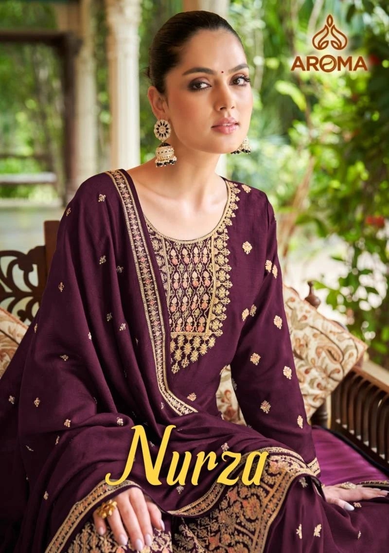 Aroma Nurza Premium Silk Salwar Kameez