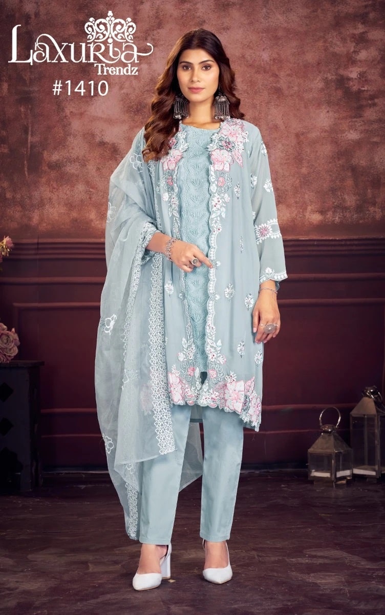 Laxuria Trendz 1410 Georgette Readymade Pakistani Tunic