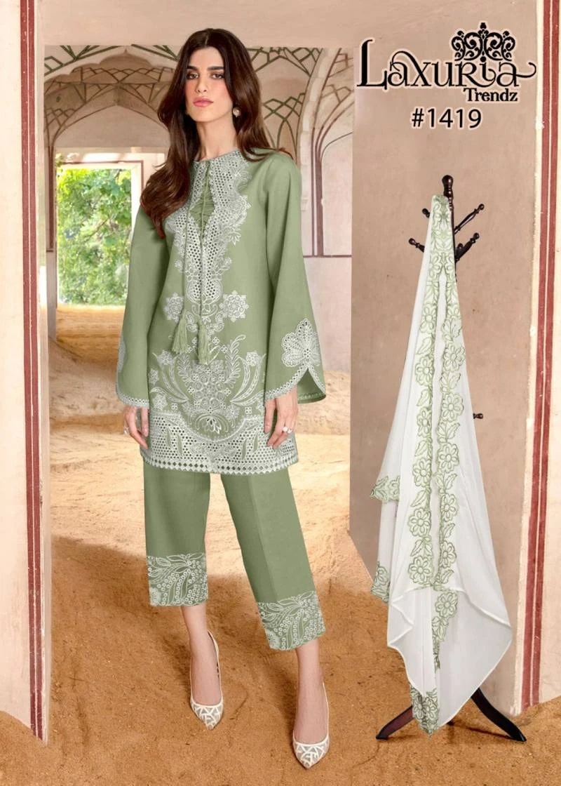 Laxuria Trendz 1419 Cotton Readymade Dress Collection