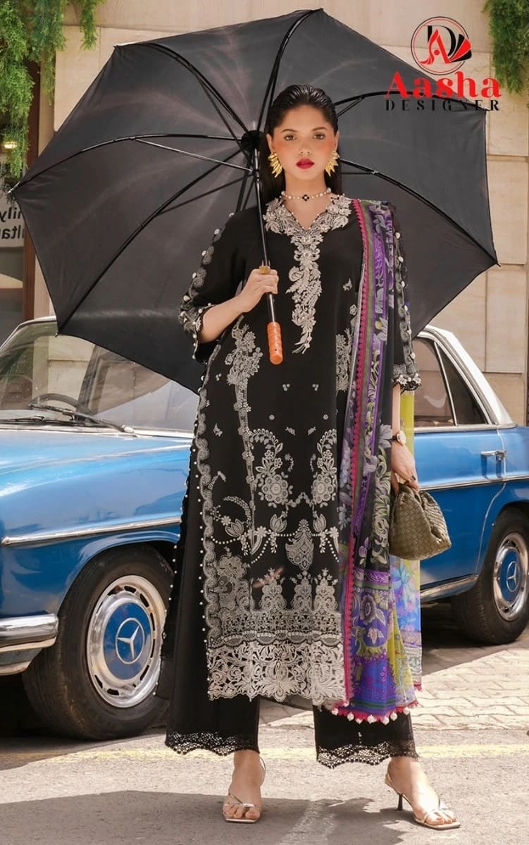 Aasha Sana Safinaz Vol 4 Chiffon Pakistani Suits