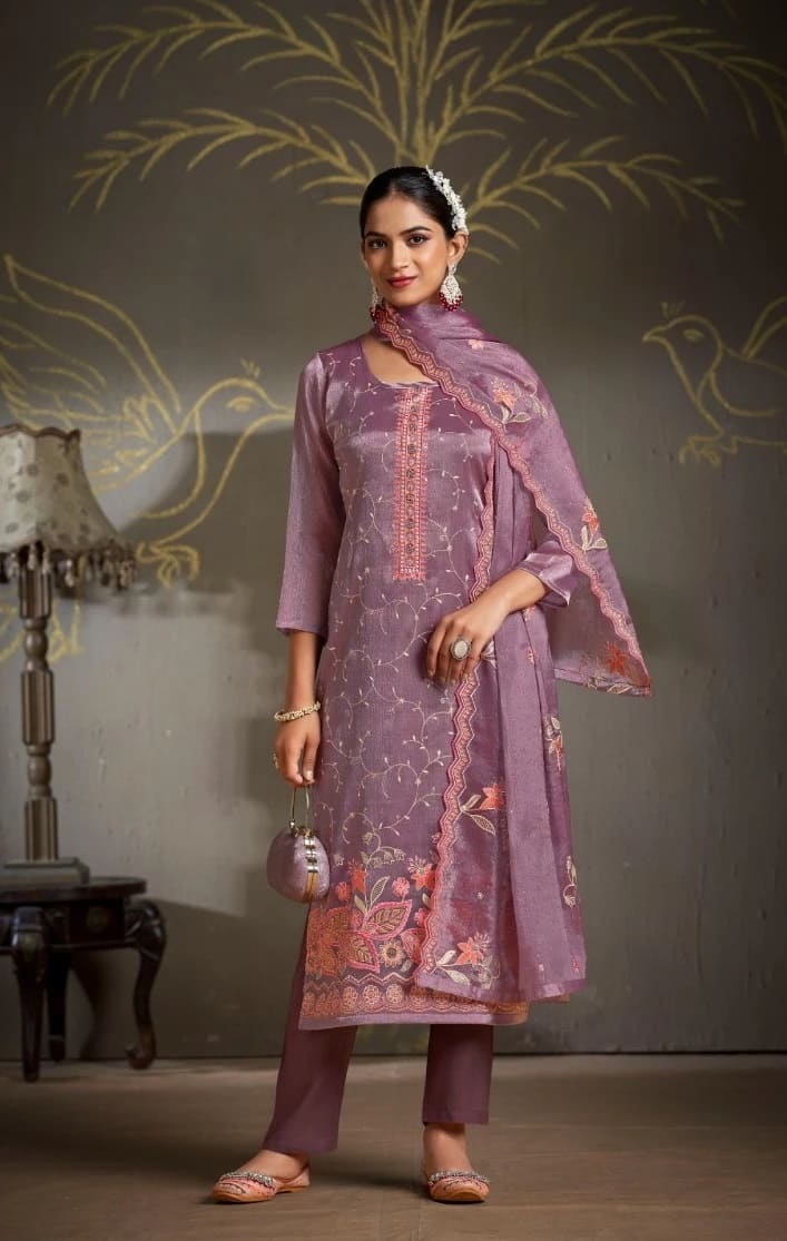 Four Dots Rahat Designer Dress Material Collection