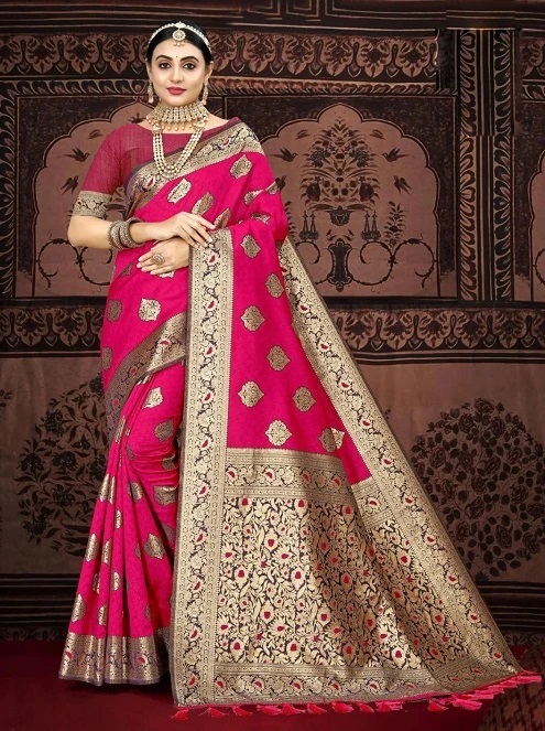 Ronisha Charlie Banarasi Silk Saree Collection