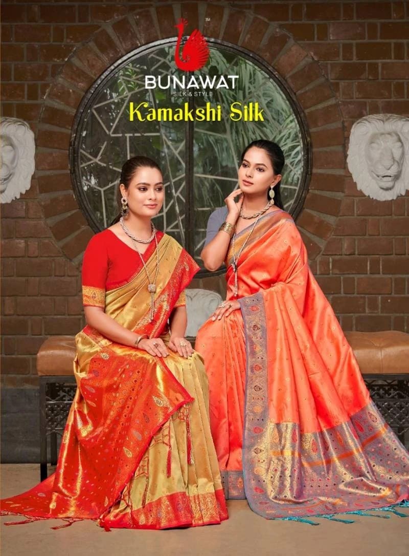 Bunawat Kamakshi Silk Wedding Saree Collection