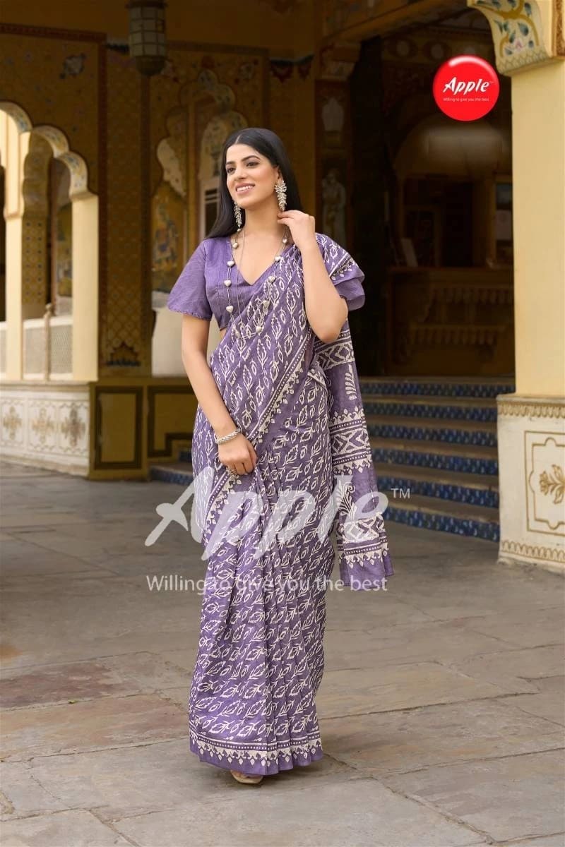 Apple Womaniya 32 Silk Printed Saree Collection