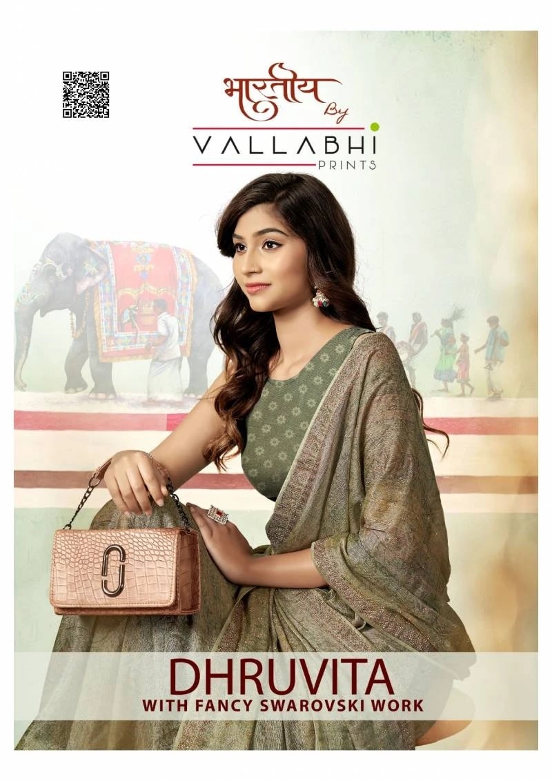Vallabhi Dhruvita Printed Saree Collection