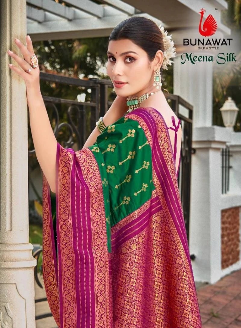 Bunawat Meena Silk Designer Saree Collection