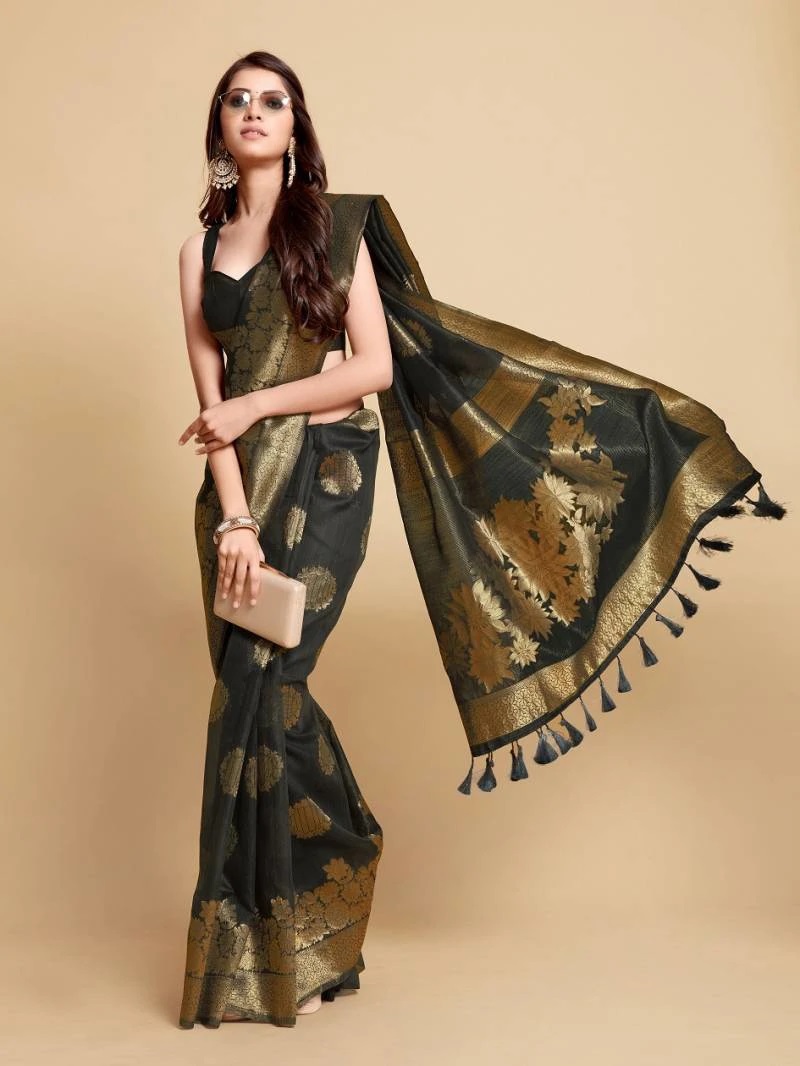 Mahek 149 Designer Linen Saree Collection