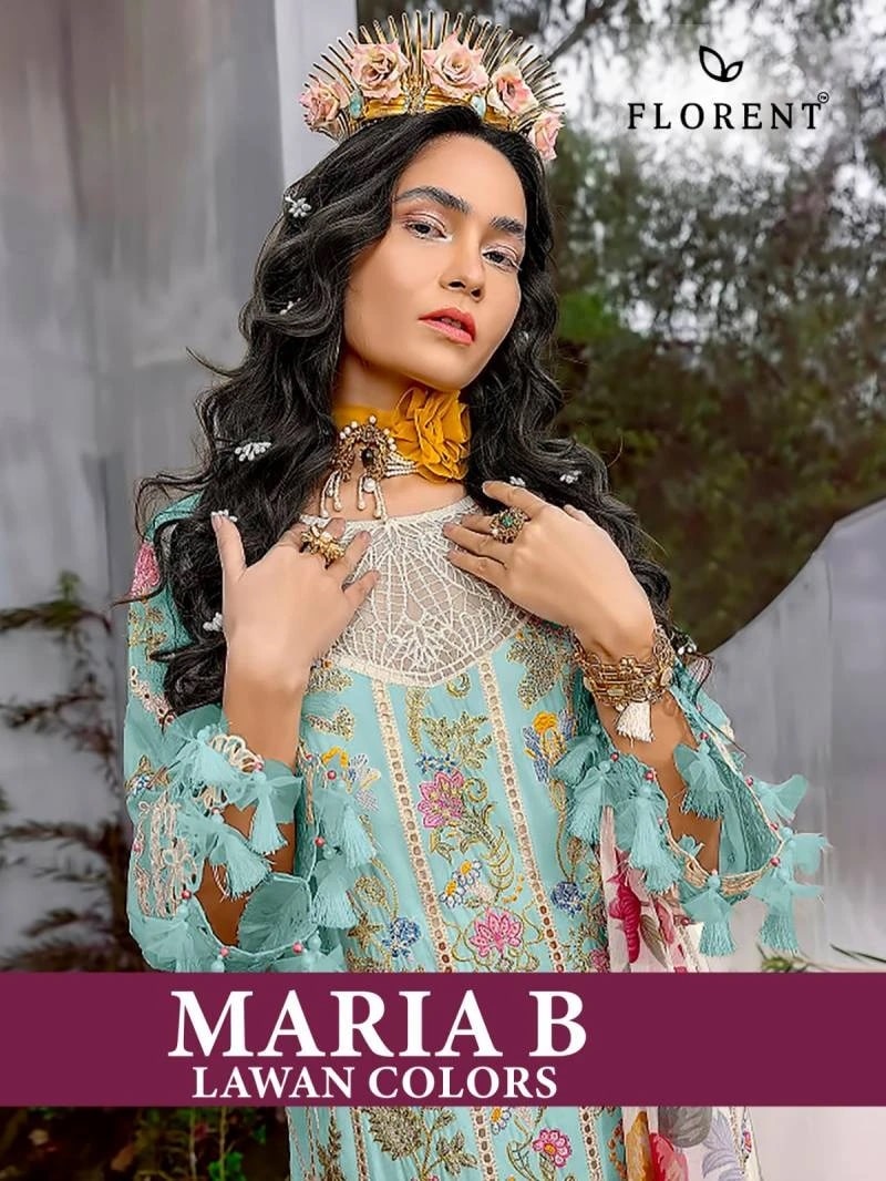 Florent Maria B Lawn Colors Cotton Pakistani Suits