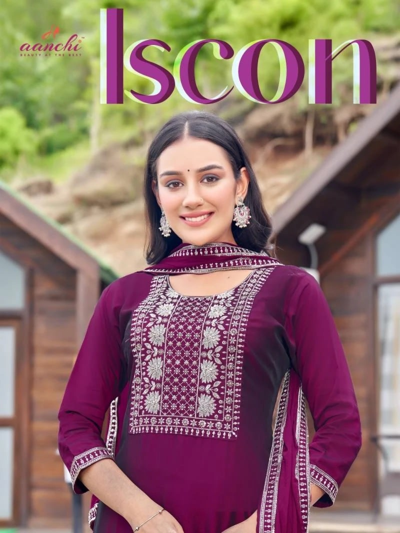 Aanchi Iscon Silk Ready Made Collection