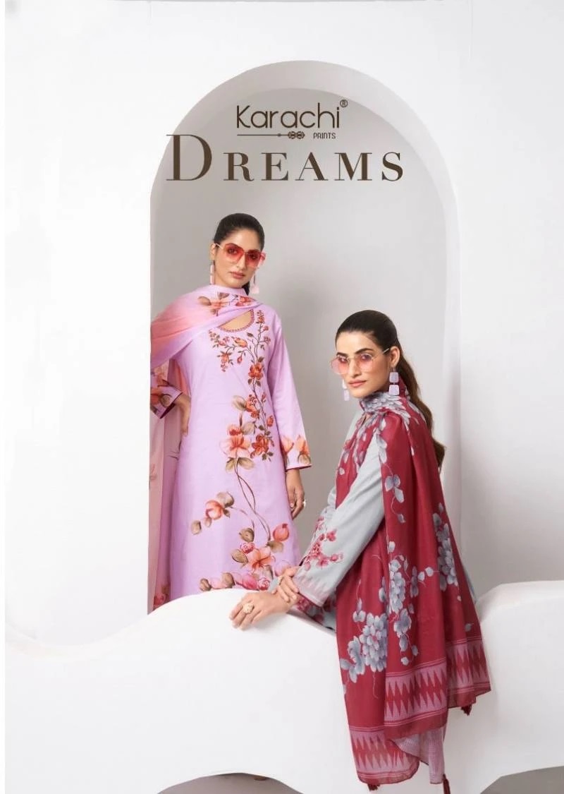Kesar Dreams Printed Dress Material Collection