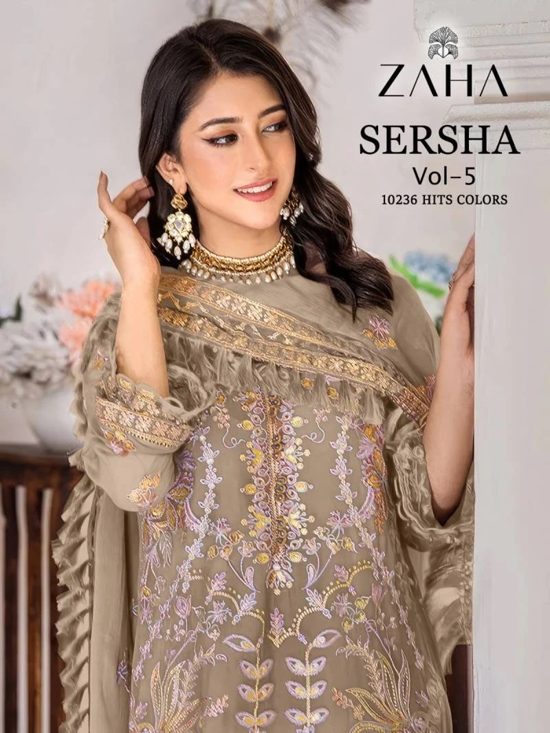 Zaha Sersha Vol 5 Pakistani Salwar Kameez