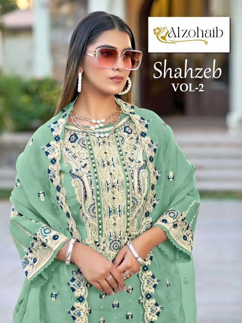 Alzohaib Shahzeb Vol 2 Pakistani Salwar Suits