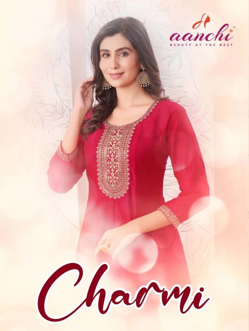 Aanchi Charmi Embroidered Kurti Collection