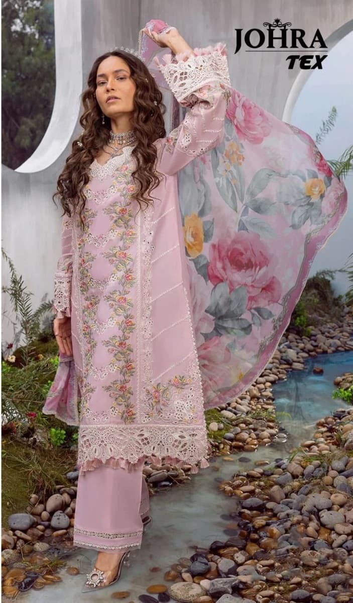 Johra Tex 143 To 145 Cotton Pakistani Salwar Suits