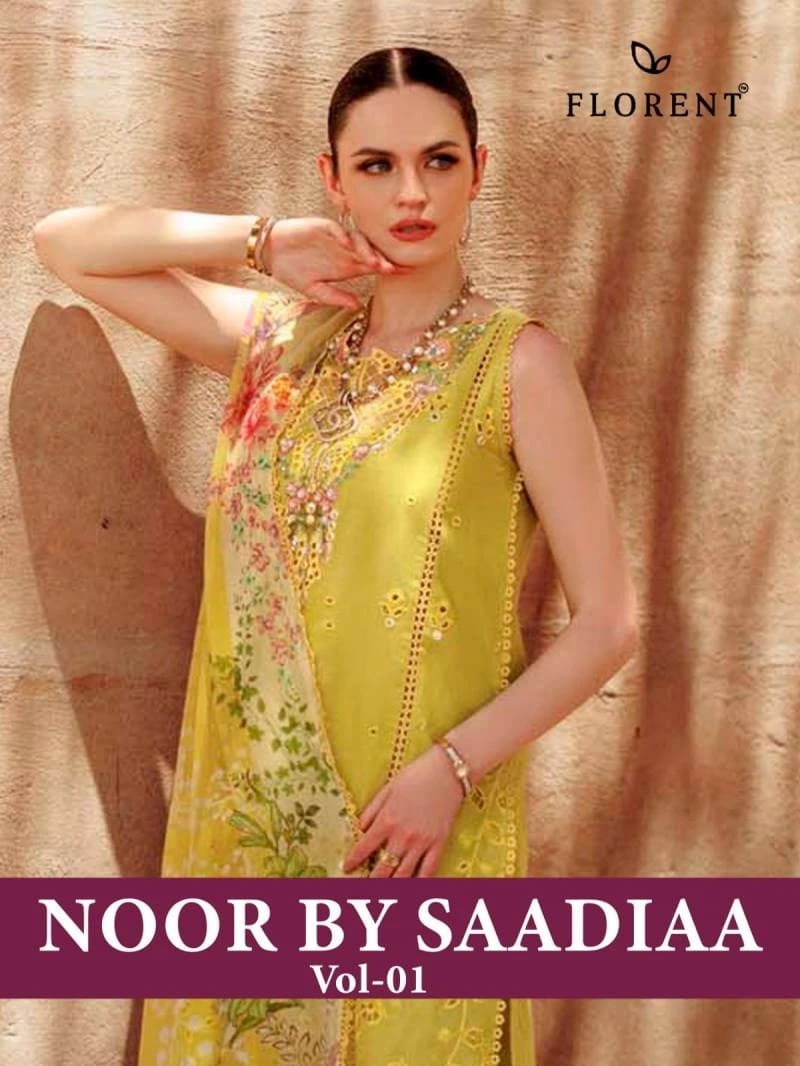 Florent Noor By Saadiaa Vol 1 Pakistani Suits Collection