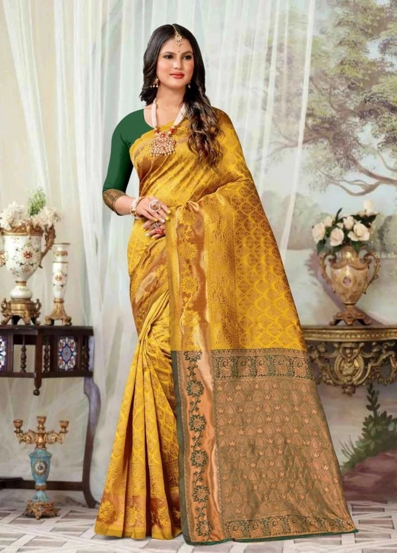 Ronisha Auction Banarasi Silk Designer Saree