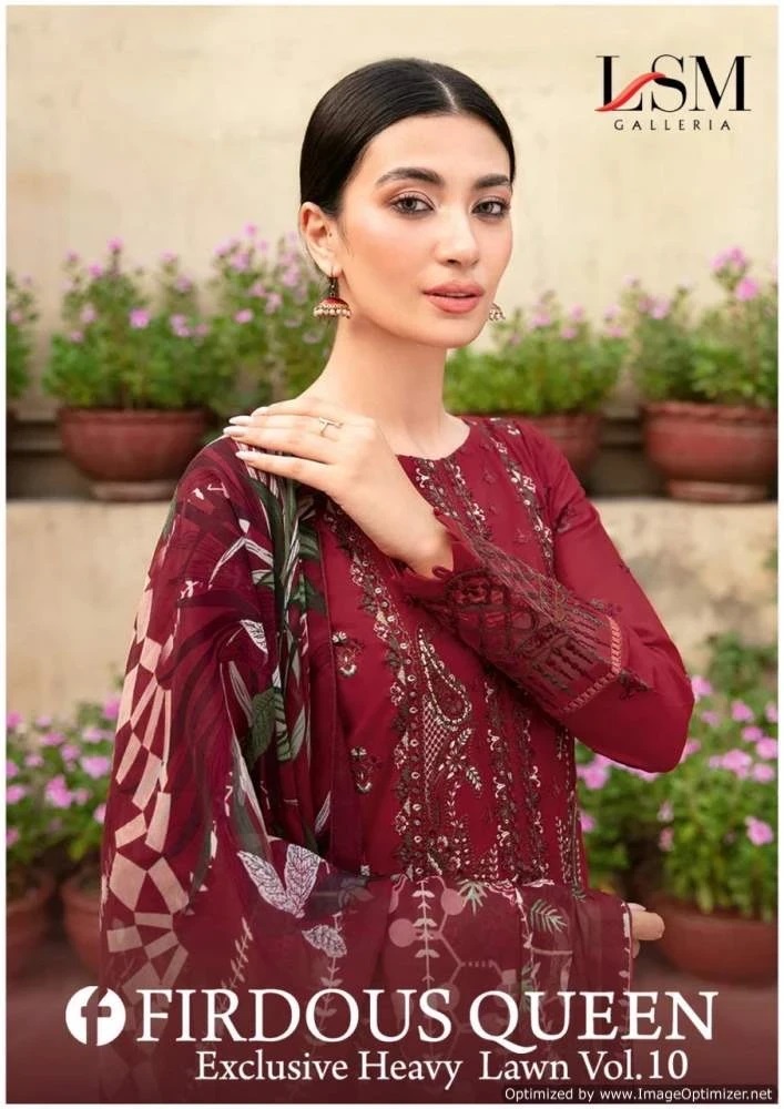 Lsm Firdous Queen Vol 10 Readymade Pakistani Suits