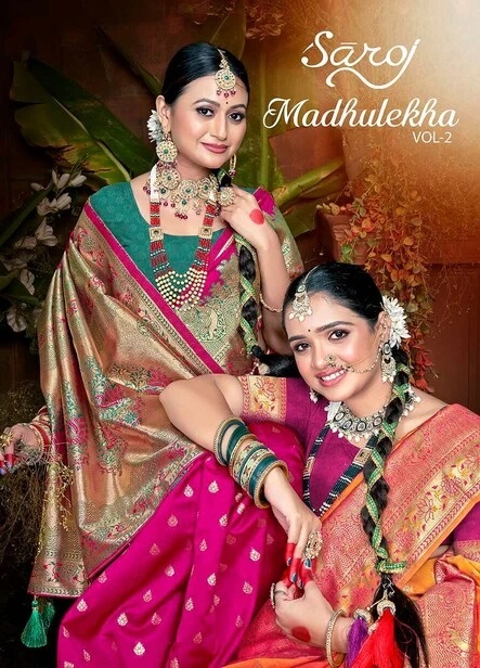 Saroj Madhulekha Vol 2 Silk Designer Saree Collection