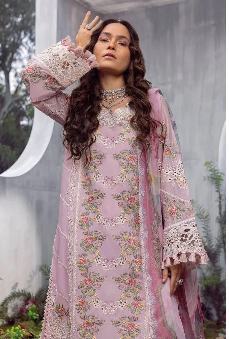 Dinsaa Sana Shafinaz Vol 1 Pakistani Suit And Chiffon Dupatta