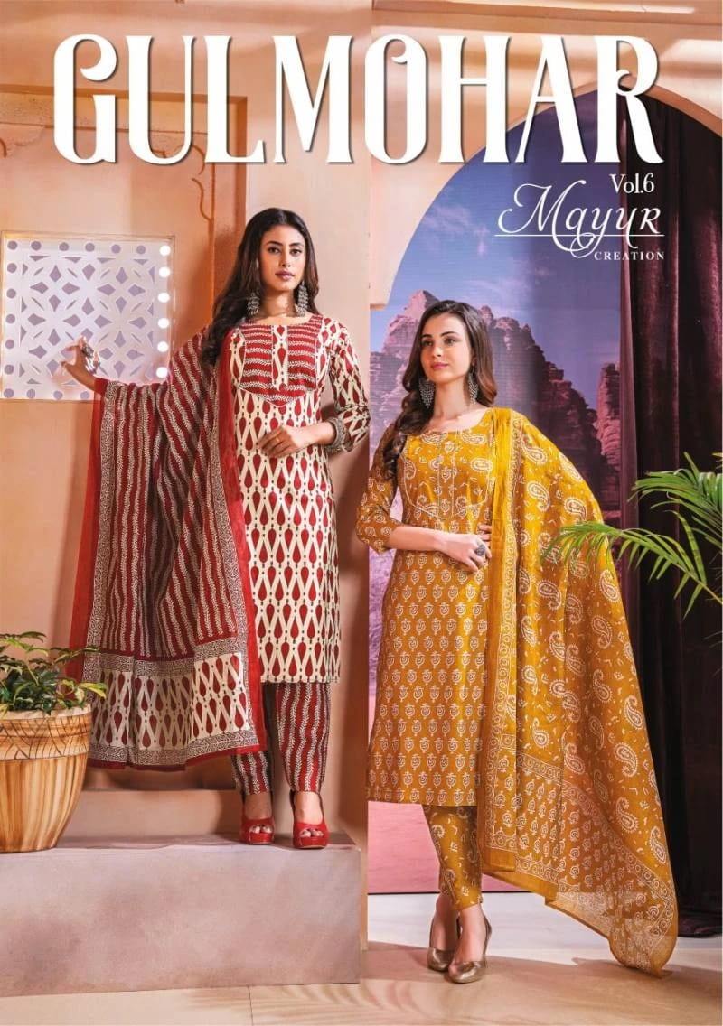 Mayur Gulmohar Vol 6 Printed Dress Material Collection