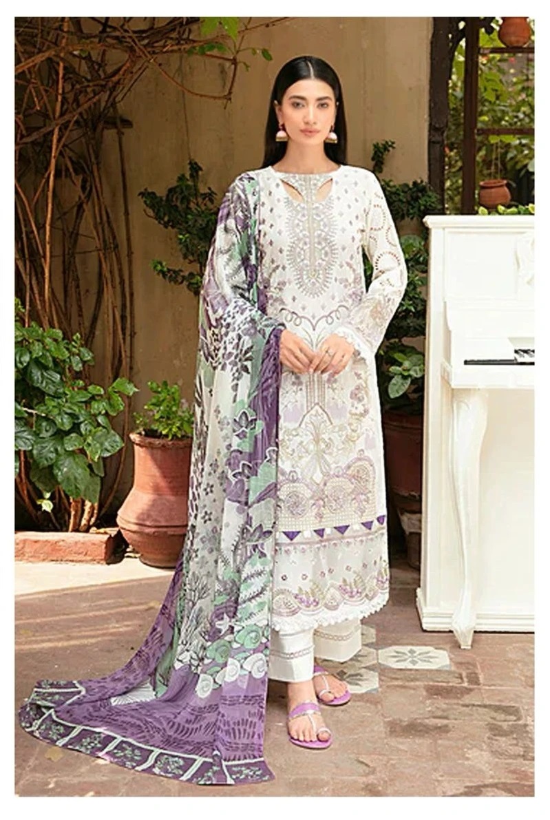 Hazzel 091 Embroidered Pakistani Salwar Suits Collection