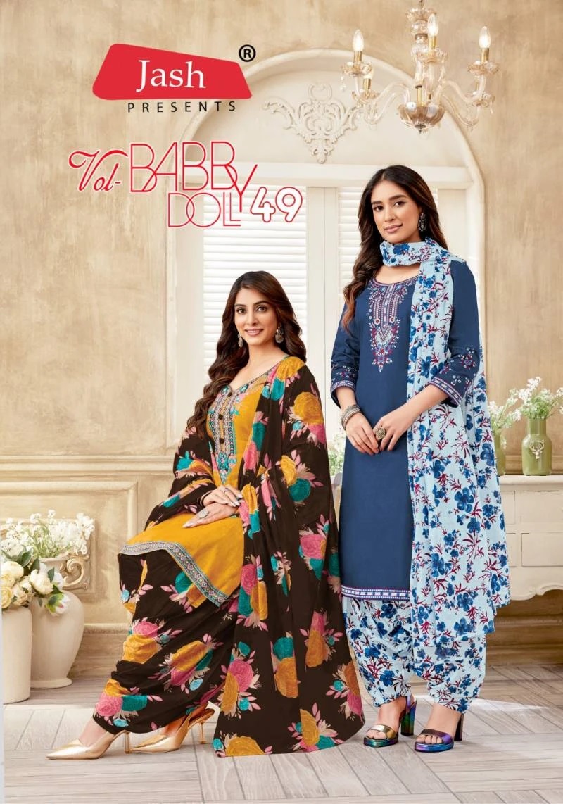 Jash Baby Doll Vol 49 Pure Cotton Dress Material Collection