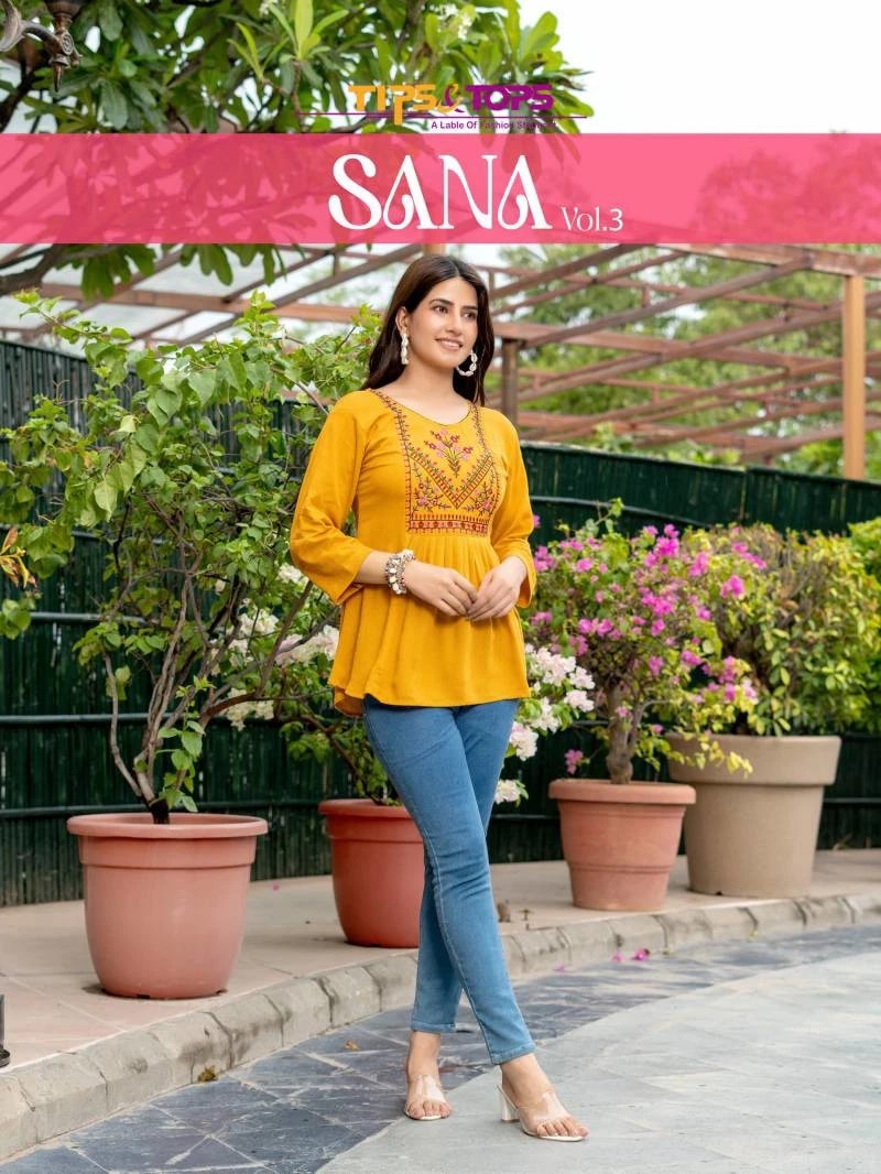Tips And Tops Sana Vol 3 Fancy Tops Collection