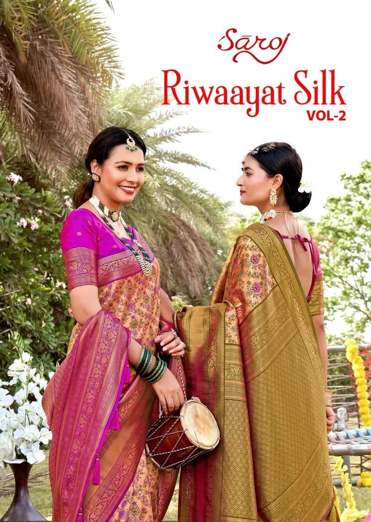 Saroj Riwaayat Silk Vol 2 Designer Saree Collection