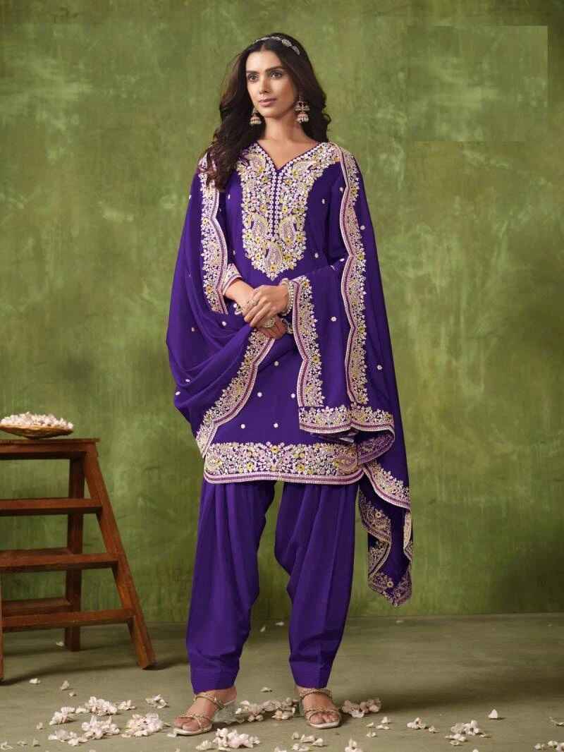 Aanaya Vol 193 Chanderi Silk Salwar Suit Collection
