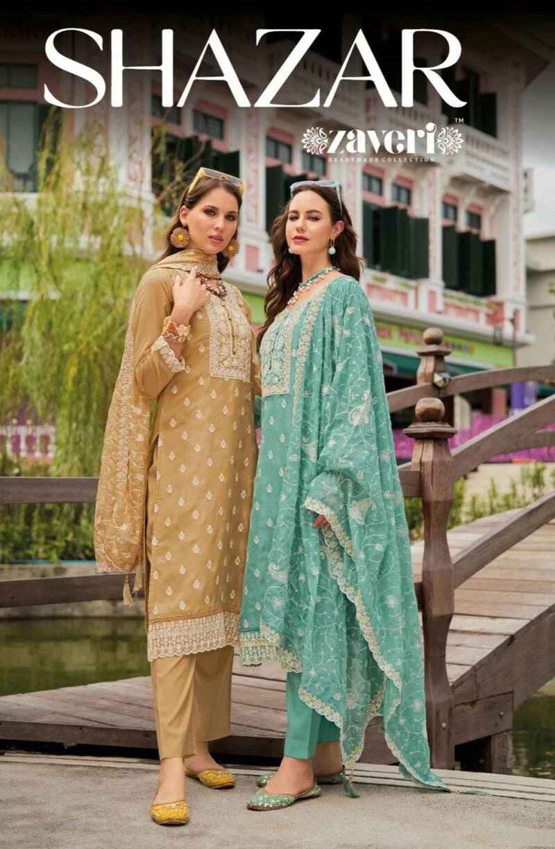 Zaveri Shazar Designer Kurti Pant With Dupatta Collection