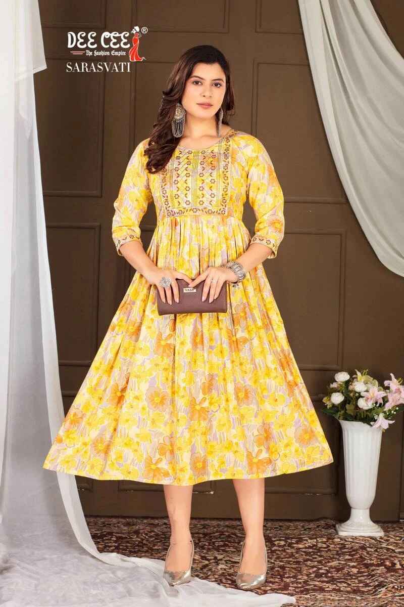 Deecee Saraswati Printed Kurti Collection