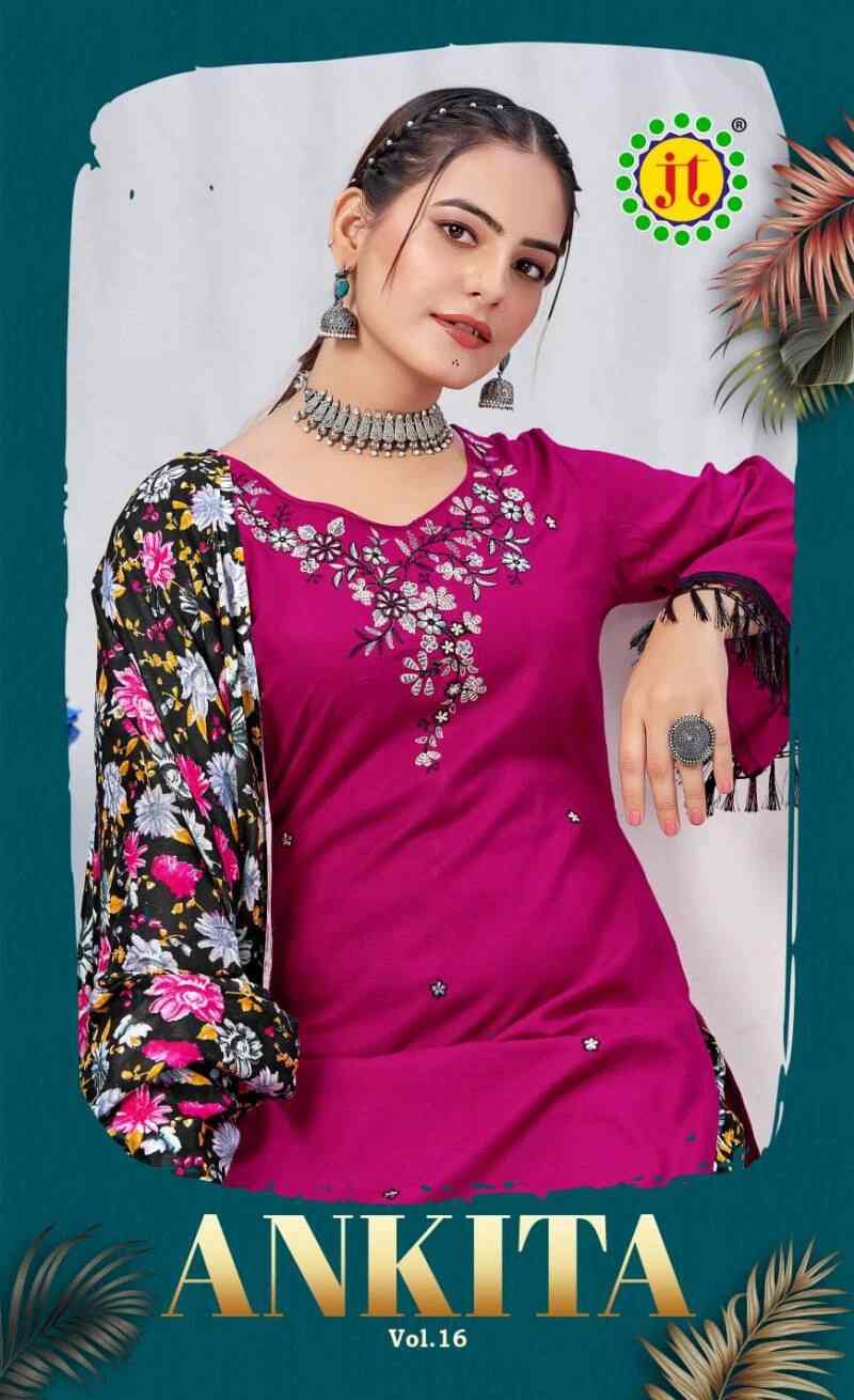 Jt Ankita Vol 16 Fancy Dress Material Collection