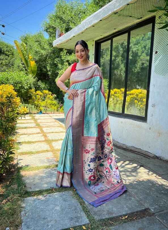 Meera 225 Paithani Silk Saree Collection