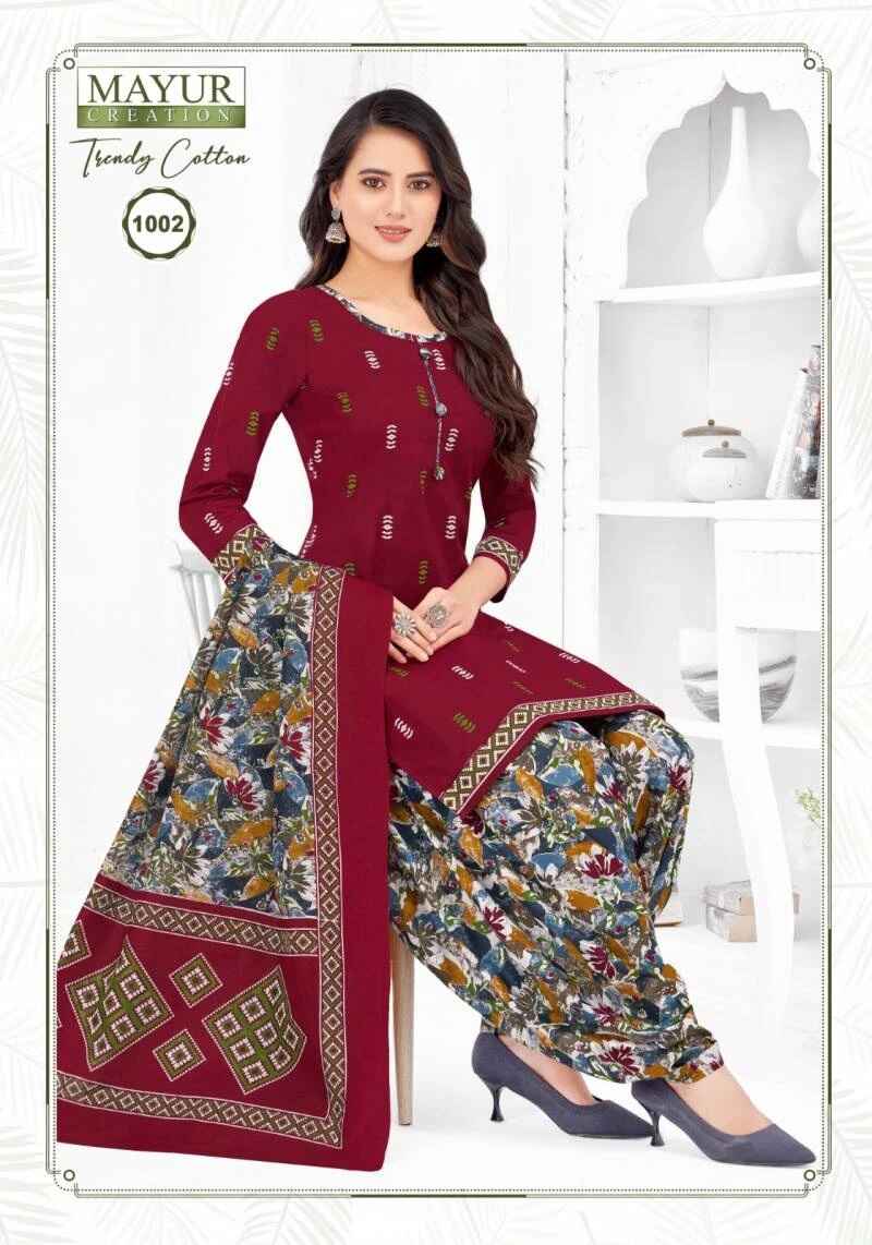 Mayur Trendy Cotton Vol 1 Daily Wear Dress Material