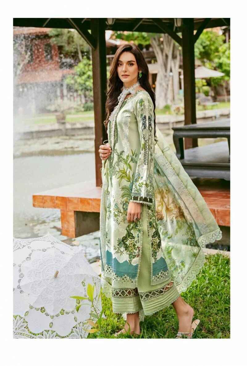 Deepsy Jade Needle Wonder 24 Pakistani Suits Chiffon Dupatta