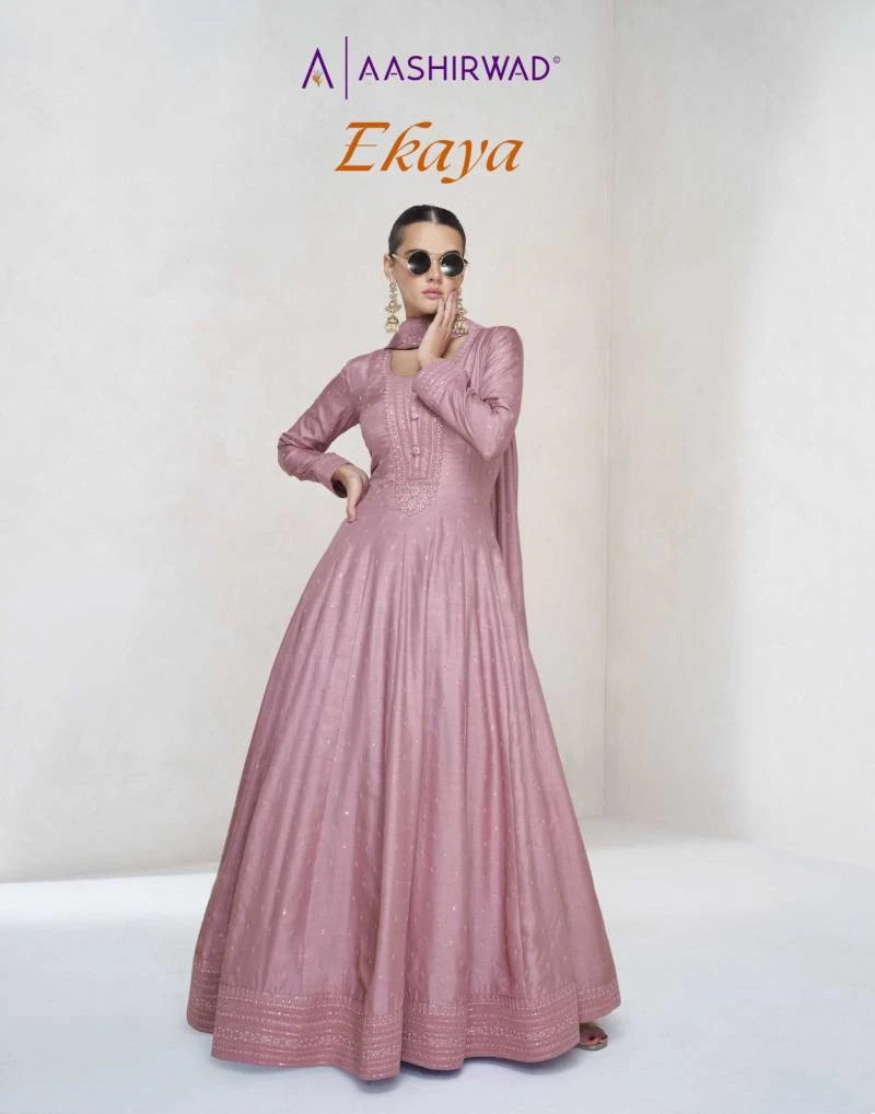 Aashirwad Ekaya Premium Designer Gown Collection