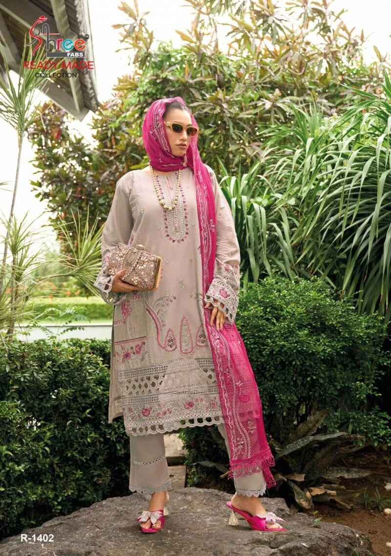 Shree R 1402 A To D Readymade Pakistani Salwar Suits