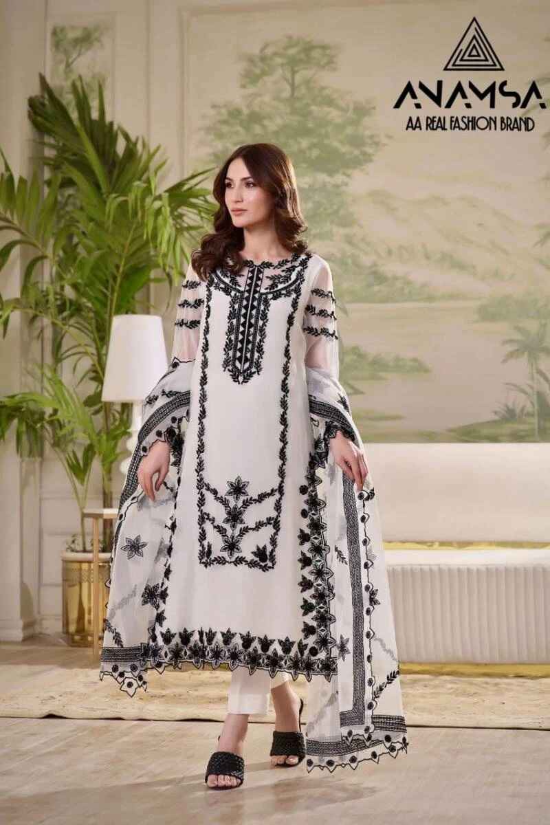 Anamsa 496 Pakistani Salwar Kameez Collection