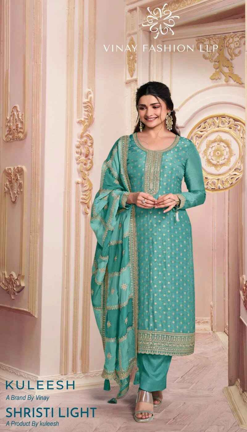 Vinay Kuleesh Shristi Light Designer Salwar Suits Collection