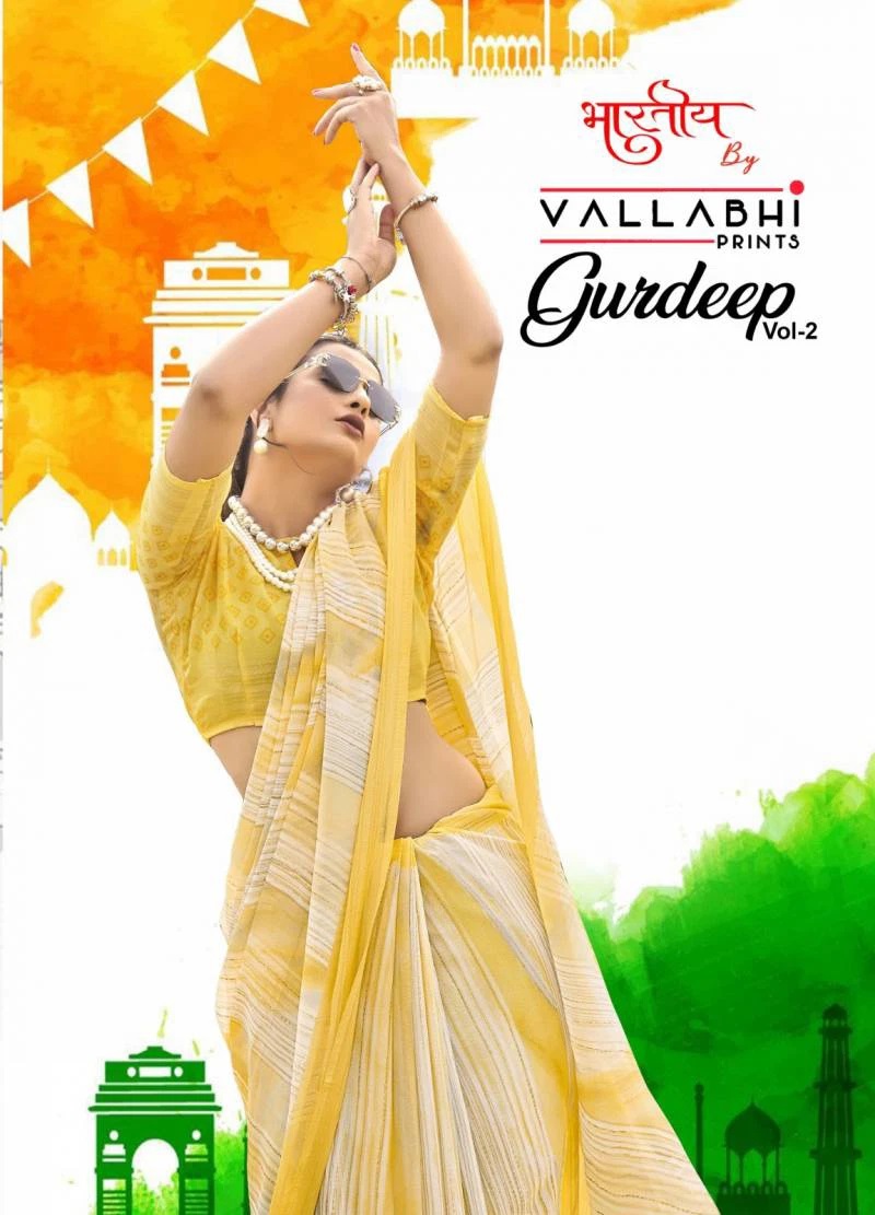 Vallabhi Gurdeep Vol 8 Georgette Saree Collection