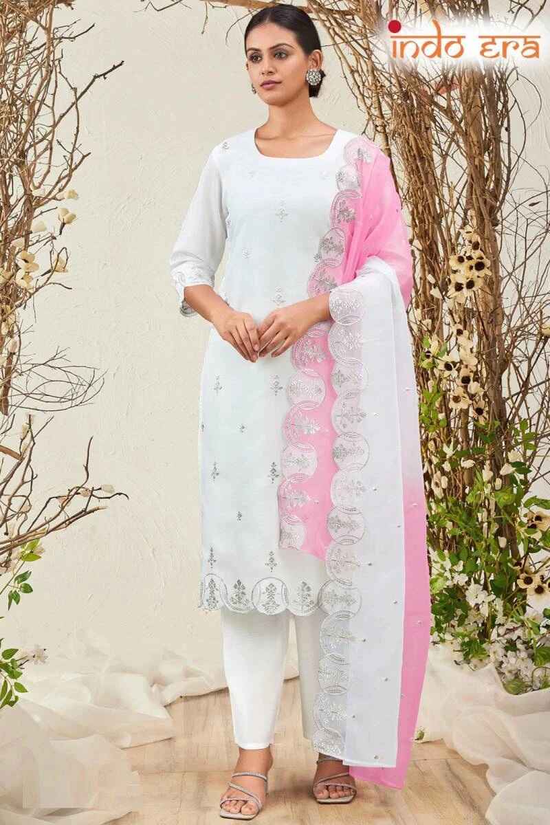 Indo Era 2501 Silk Blend Kurti Bottom With Dupatta