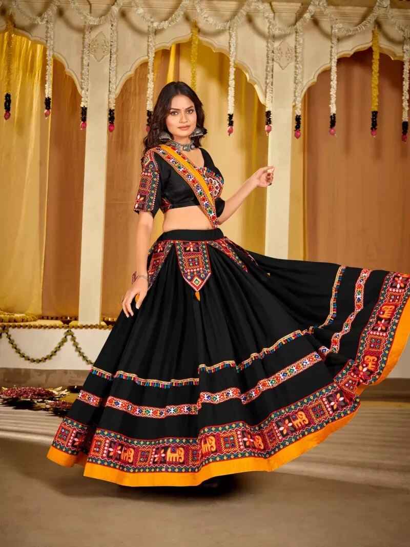 Nav 14 Black Designer Lehenga Choli Collection