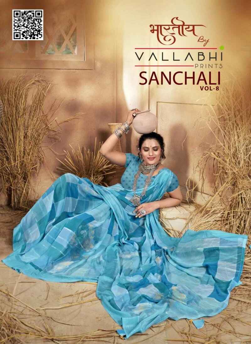 Vallabhi Sanchali Vol 8 Georgette Saree Collection