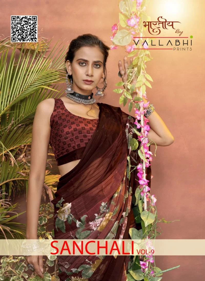 Vallabhi Sanchali Vol 9 Georgette Saree Collection