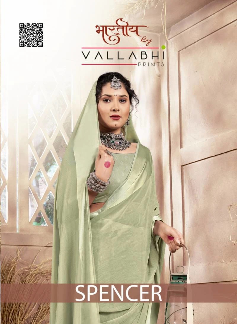 Vallabhi Spencer Georgette Saree Collection