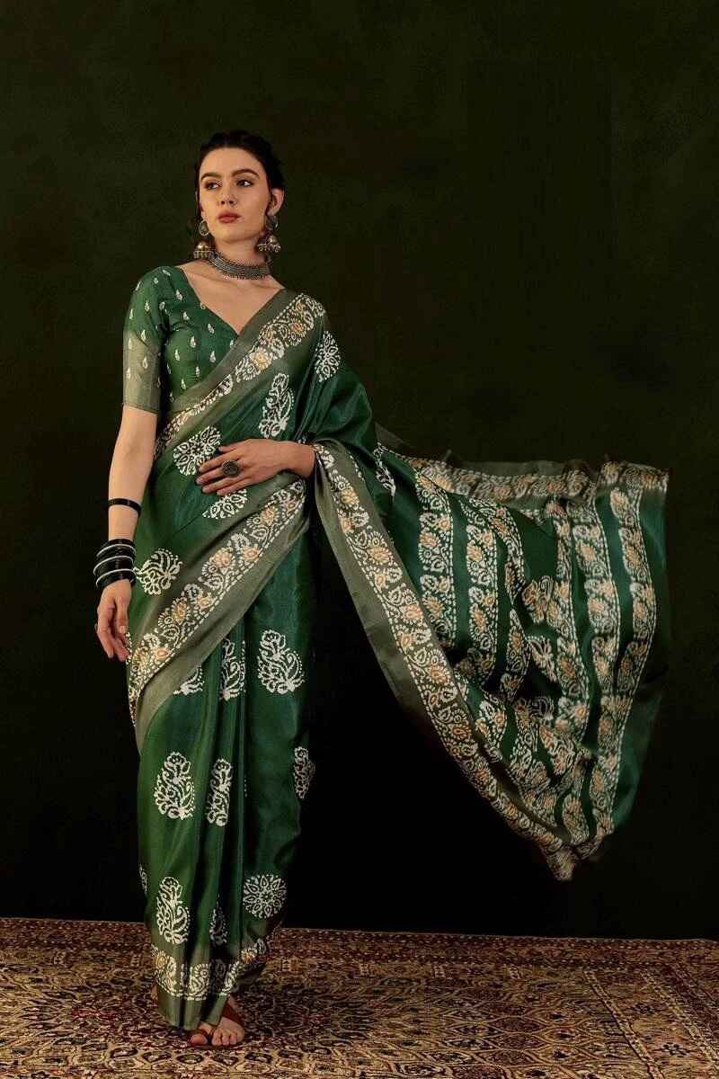 Apple Dola 184 Silk Printed Saree Collection