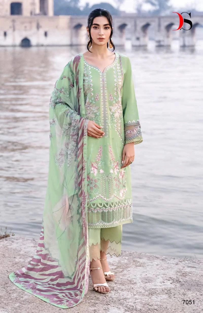 Deepsy Cheveron 24 Pakistani Suits Chiffon Dupatta